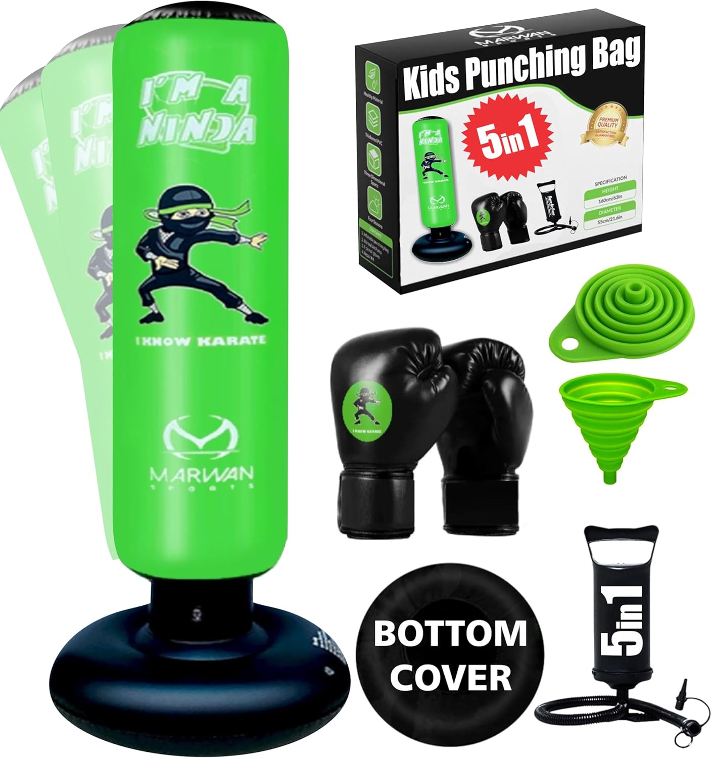 Ultimate Kids Punching Bag Set: Instant Bounce Back Fun!