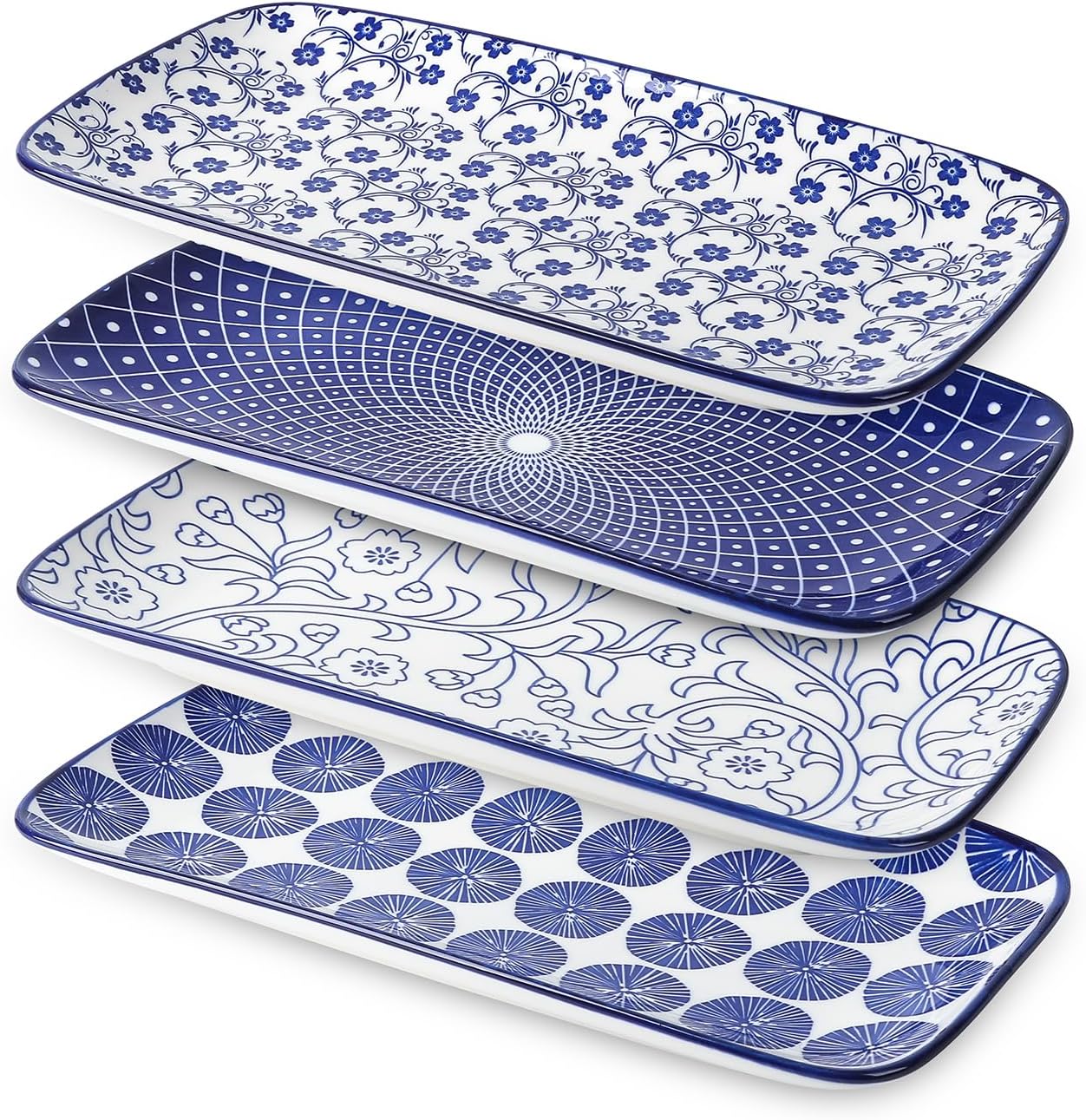 Selamica 14 Inch Ceramic Serving Platters for Entertaining