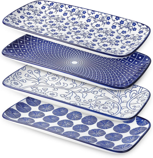Selamica 14 Inch Ceramic Serving Platters for Entertaining