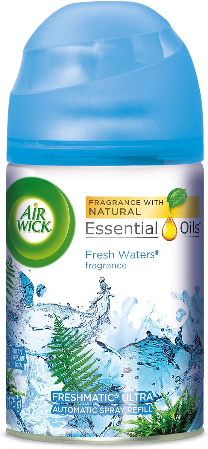 Air Wick Automatic Air Freshener Spray Refill Pack of 6 Fresh Waters