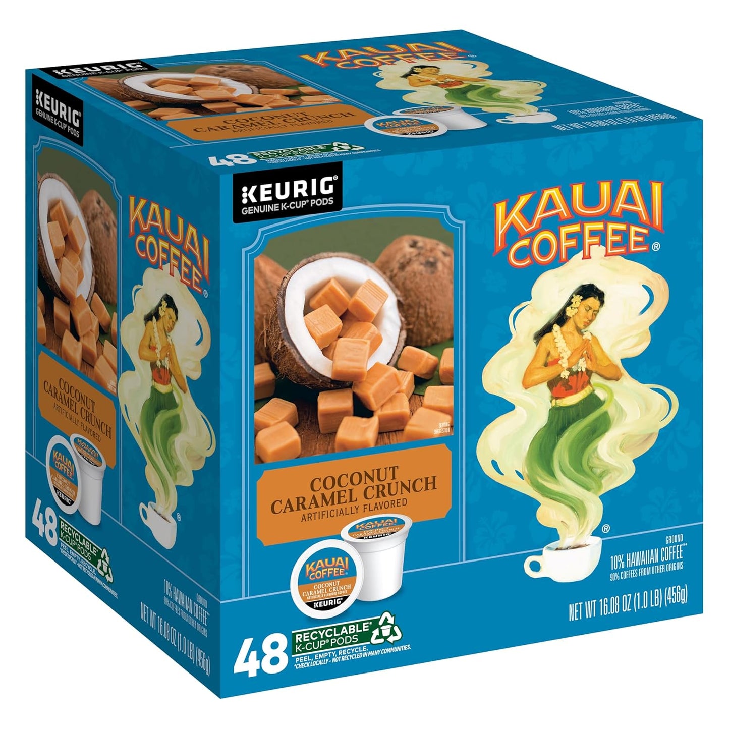 Kauai Coffee K-Cup Pods for Keurig Brewers - Medium Roast Bliss