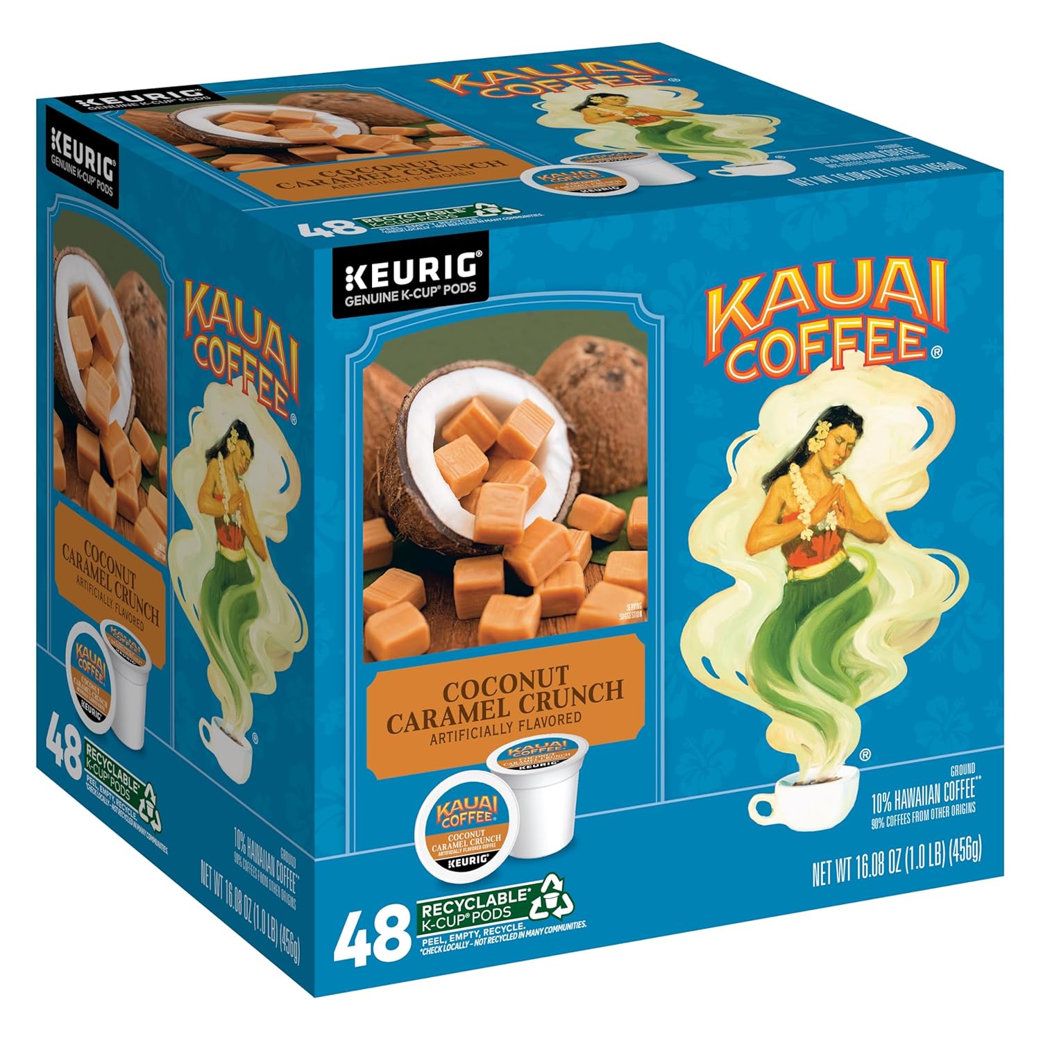 Kauai Coffee K-Cup Pods for Keurig Brewers - Medium Roast Bliss