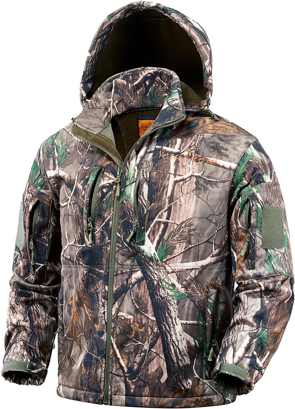 Camo Hunting Jackets for Men - Warm, Water Resistant & Quiet