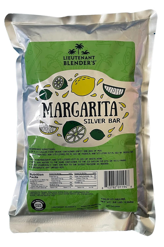 2.5 Gallons Margarita Mix - Non-GMO Concentrate by Lt. Blender