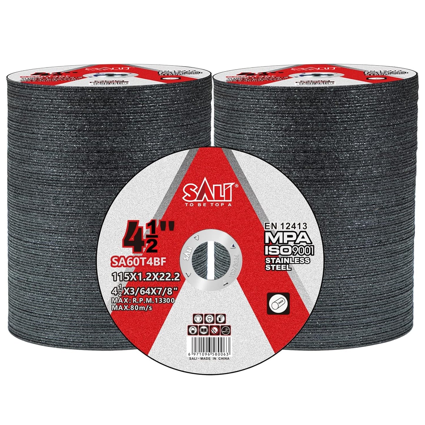 SALI 200 Pack Cut Off Wheel 4 1/2 Inch for Professional Use