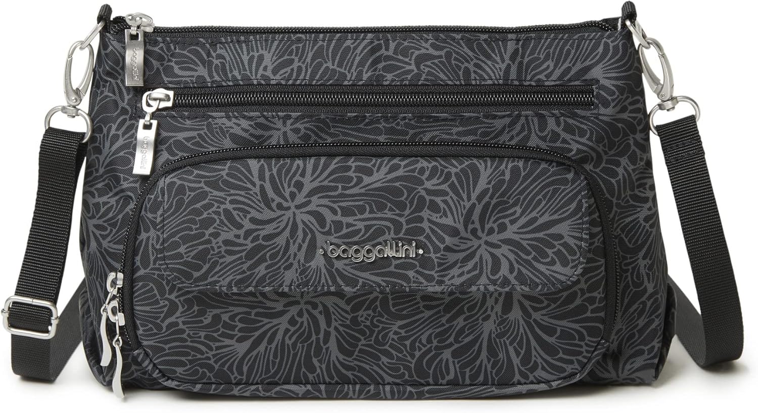 Baggallini Original Everyday Crossbody Bag for Women RFID Safe