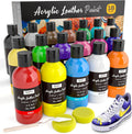 Nicpro 18 Colors Acrylic Leather Paint Kit - Large 250ml Bottles