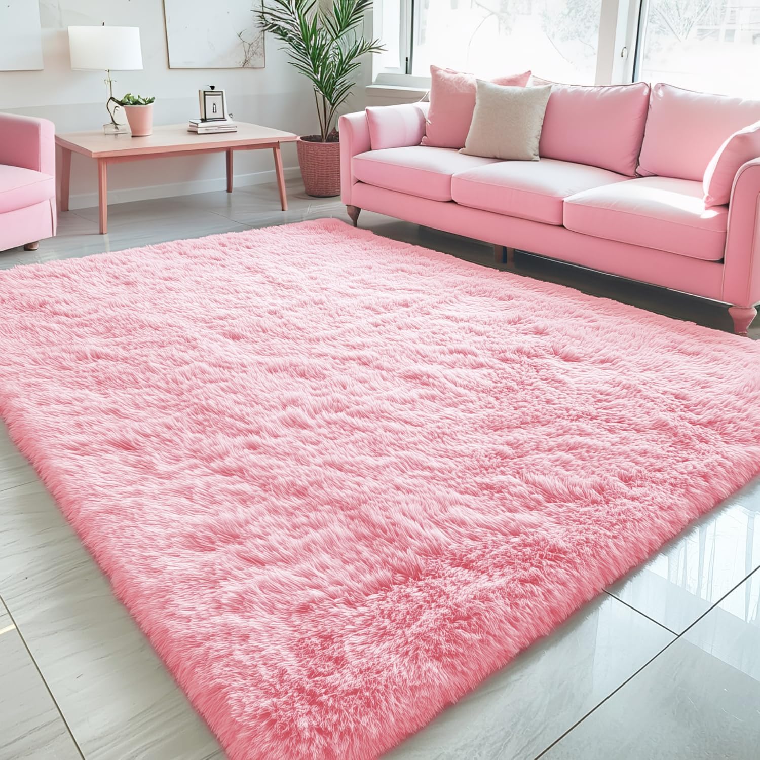 OLANLY 5x8 Machine Washable Area Rug for Living Room Decor