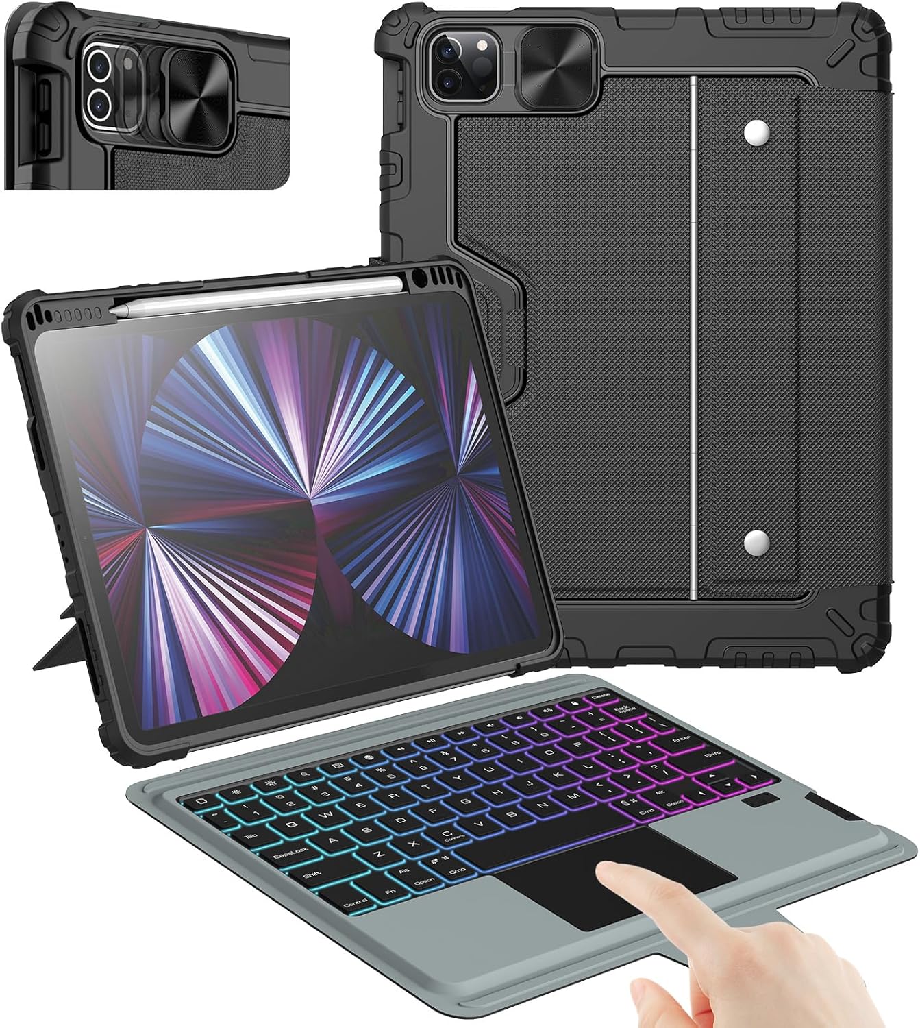 Nillkin iPad Pro/Air Keyboard Case: 7 Backlight Colors!