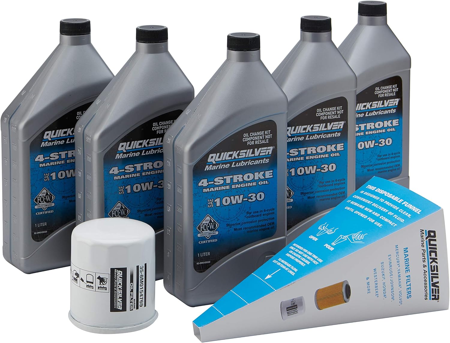 Quicksilver 4-Stroke Oil Change Kit for Yamaha Outboards