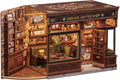 CUTEBEE Book Nook Kit Corner Coffee Shop - DIY Miniature Booknook