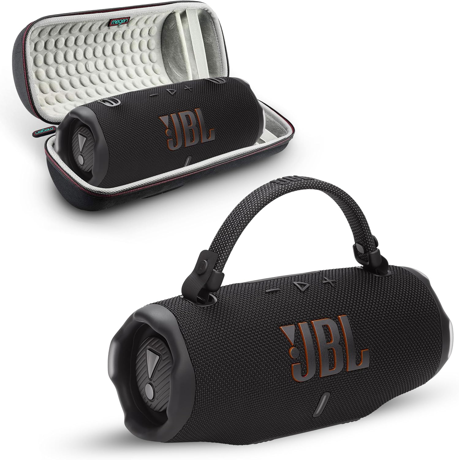 Charge 6 Portable Bluetooth Speaker with Megen Case for Adventure