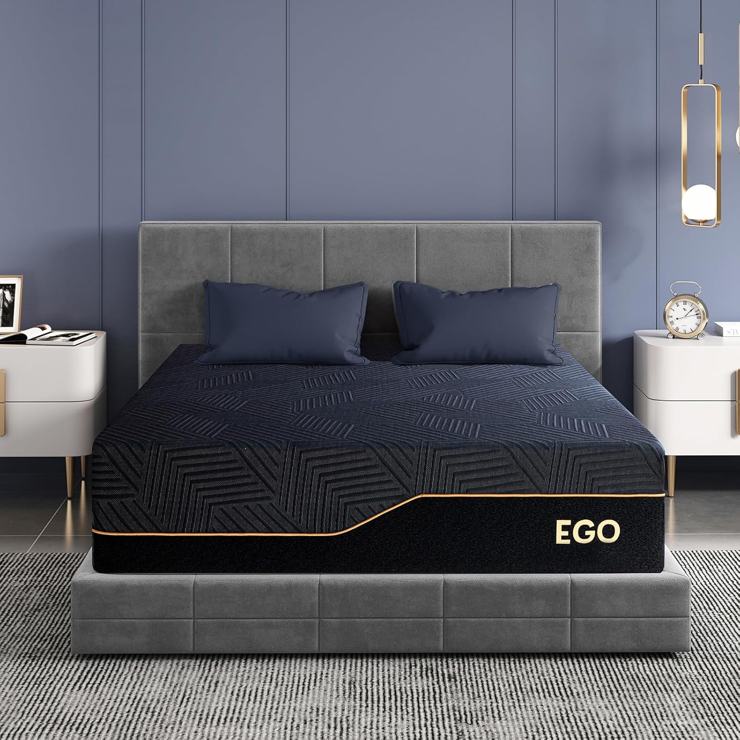 EGOHOME 14 Inch California King Memory Foam Mattress for Comfort