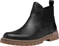 Chelsea Boots for Men Casual Slip-On Waterproof Ankle Boots