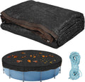 30ft Leaf Net Pool Cover for 24-30ft Round Above Ground Pools - Keeps