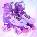 Roller Skates for Kids with Light Up Wheels - Adjustable Youth Skates