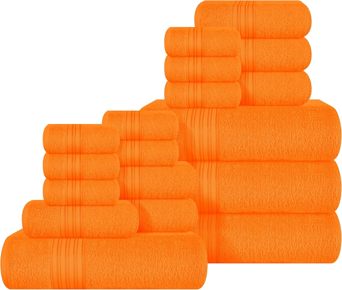 BOUTIQUO 100% Cotton Towel Set - Soft, Absorbent & Quick Dry
