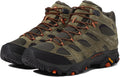 Merrell Men's Moab 3 Mid Waterproof Hiking Boots - Supportive Trail on