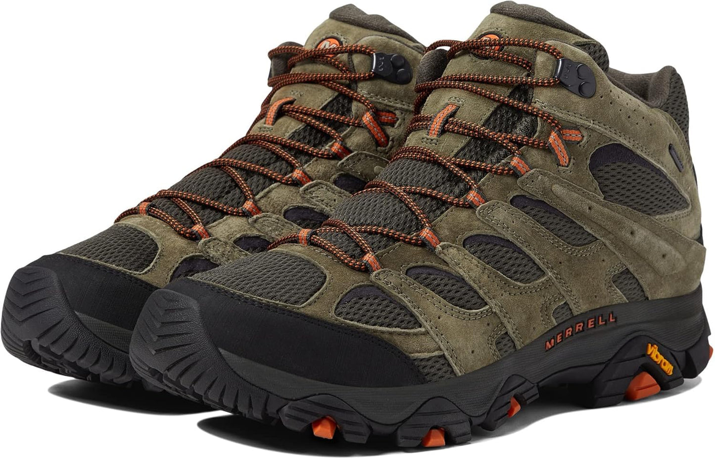 Merrell Men's Moab 3 Mid Waterproof Hiking Boots for Comfort