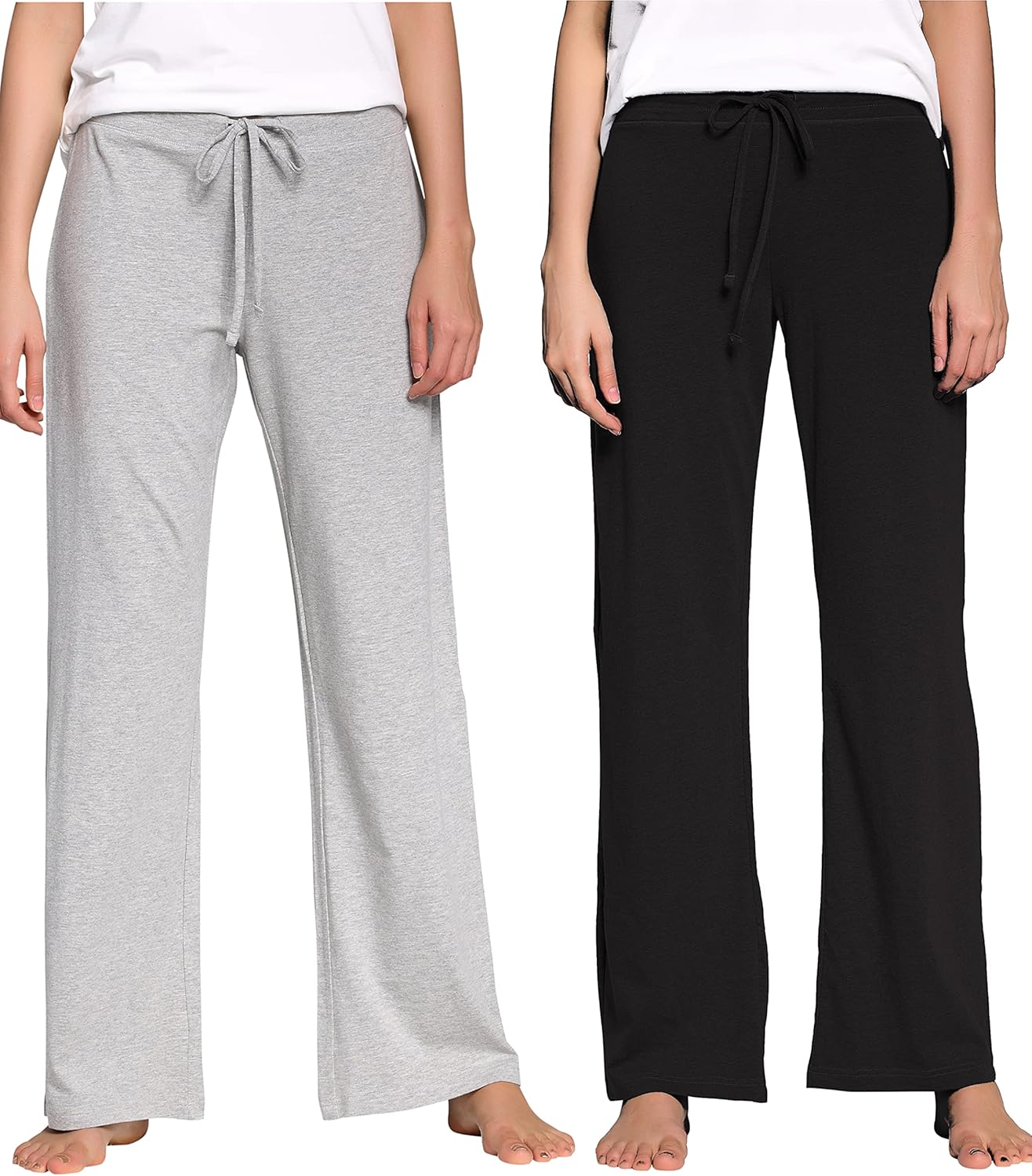 Womens Casual Stretch Cotton Pajama Pants for Ultimate Comfort