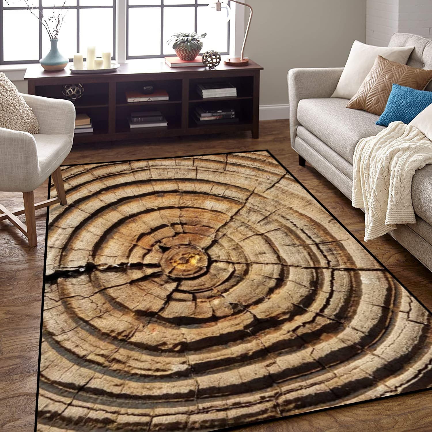 Non-Slip Tree Trunk Rug - EPONGEKIT