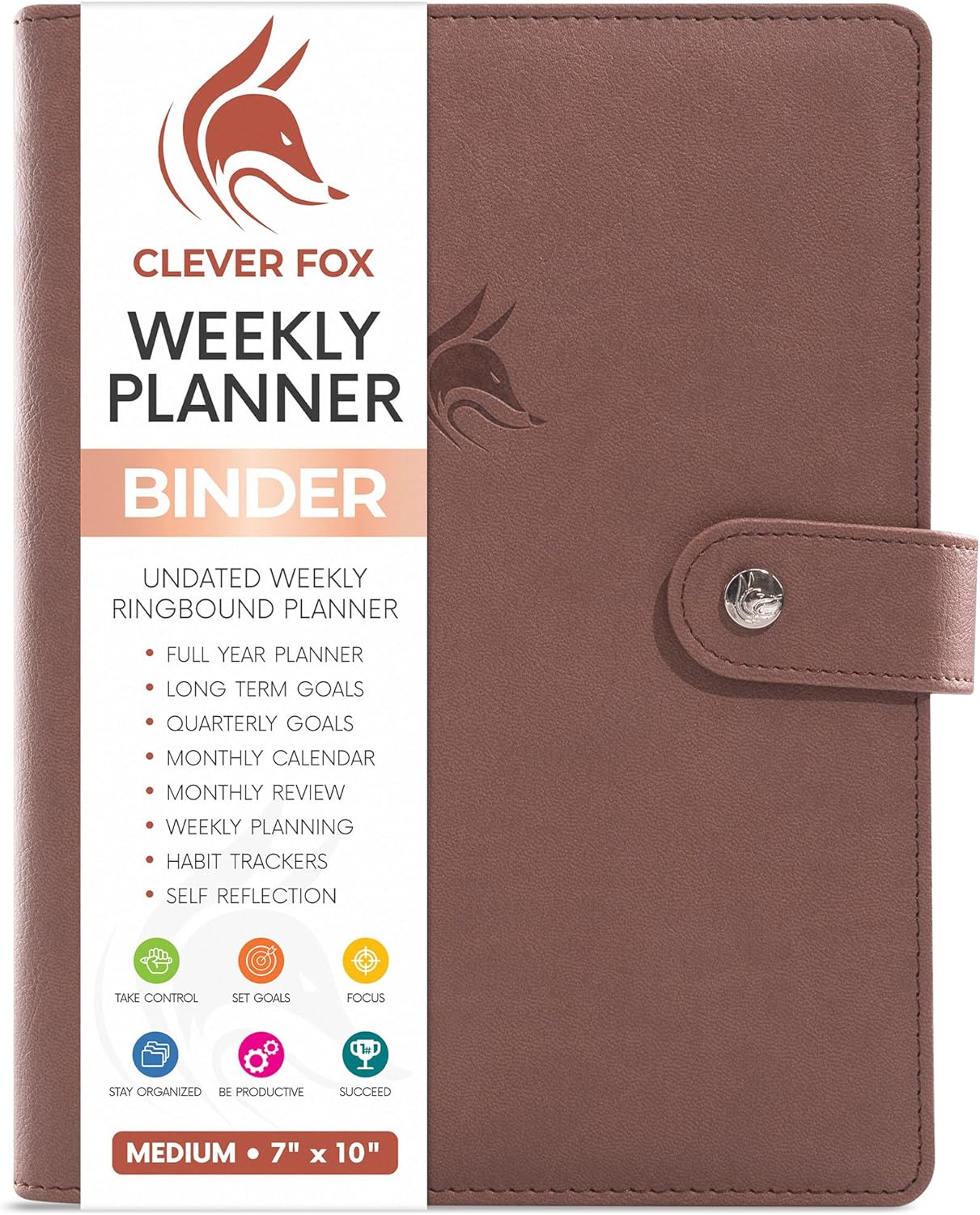 Clever Fox Weekly Planner Binder for Effective Time Management