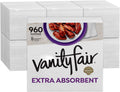 Vanity Fair Extra Absorbent Paper Napkins, 960 Count - Strong & Soft