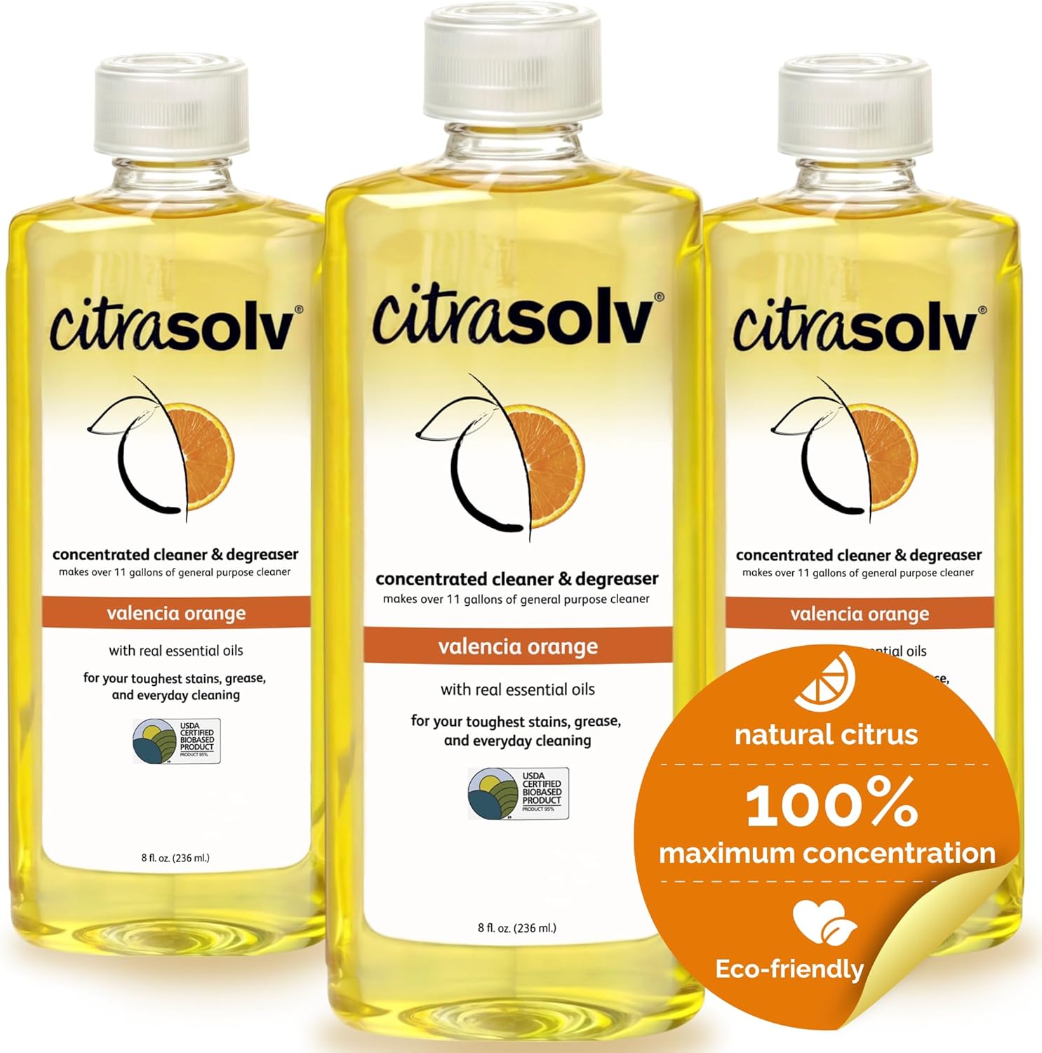 Citra Solv Concentrated Household Cleaner - Valencia Orange Scent
