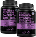 12-in-1 Melatonin Sleep Capsules 5mg - Natural Sleep Aid 90ct Pack