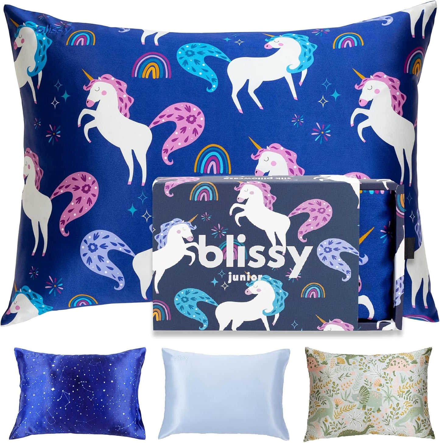 Blissy Toddler Silk Pillowcase for Kids Hair and Skin Care