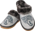 Womens NFL Team Logo Glitter Open Back Moccasin - Sparkly Cozy Fit
