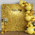 Gold Shimmer Wall Backdrop 36PCS Sequin Panels - Bold Photo Sparkle
