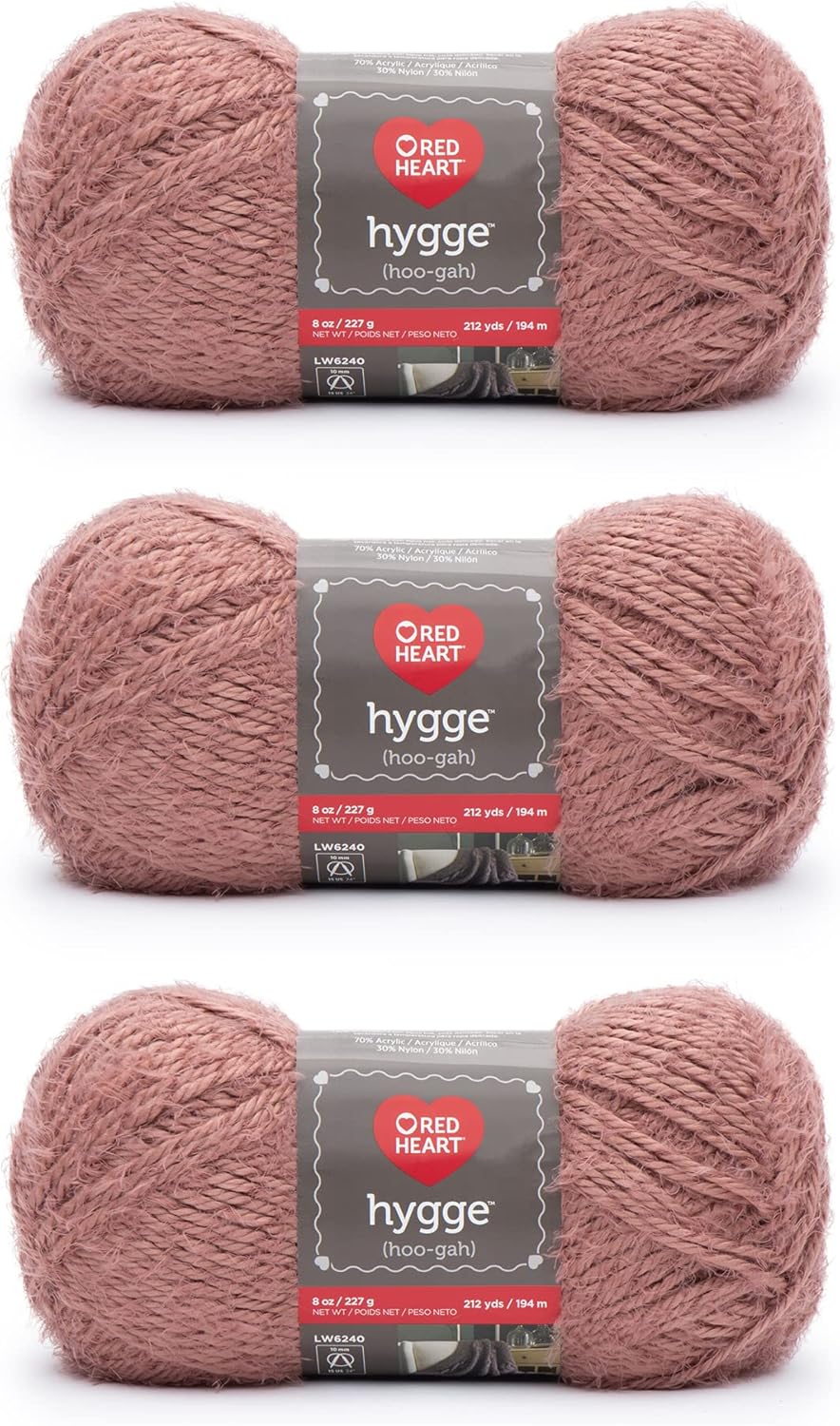 Red Heart Hygge Yarn for Cozy Knitting and Crochet Projects
