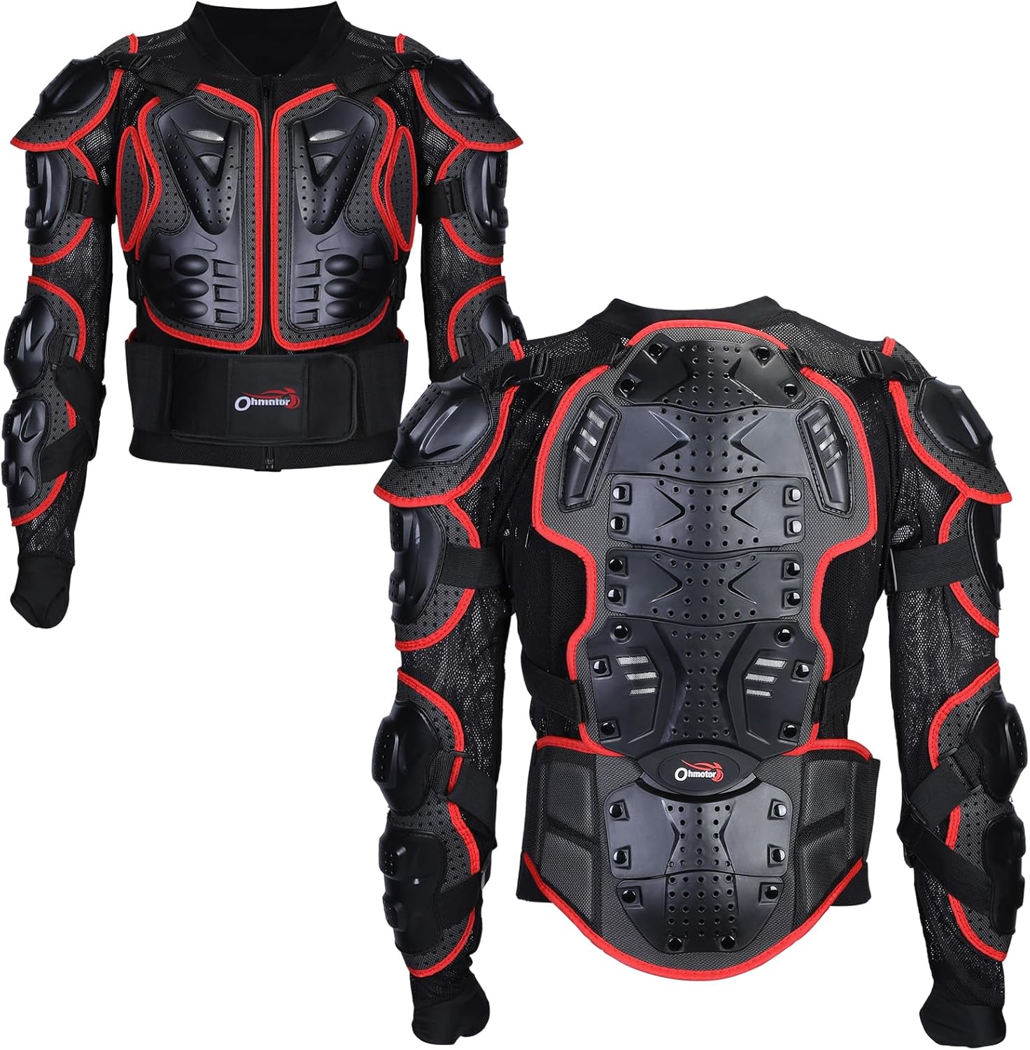 OHMOTOR Motorcycle Body Protective Jacket Armor for Men