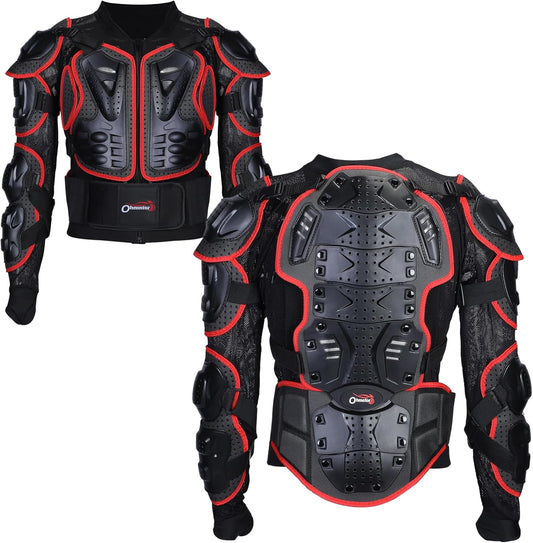 OHMOTOR Motorcycle Body Protective Jacket Armor for Men