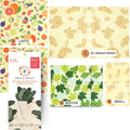 Beeswax Wraps for Food Assorted 7 Pack - Reusable Food Wraps
