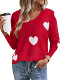Women's Fall Sweaters 2025 Lightweight V Neck Pullover - Cozy Casual