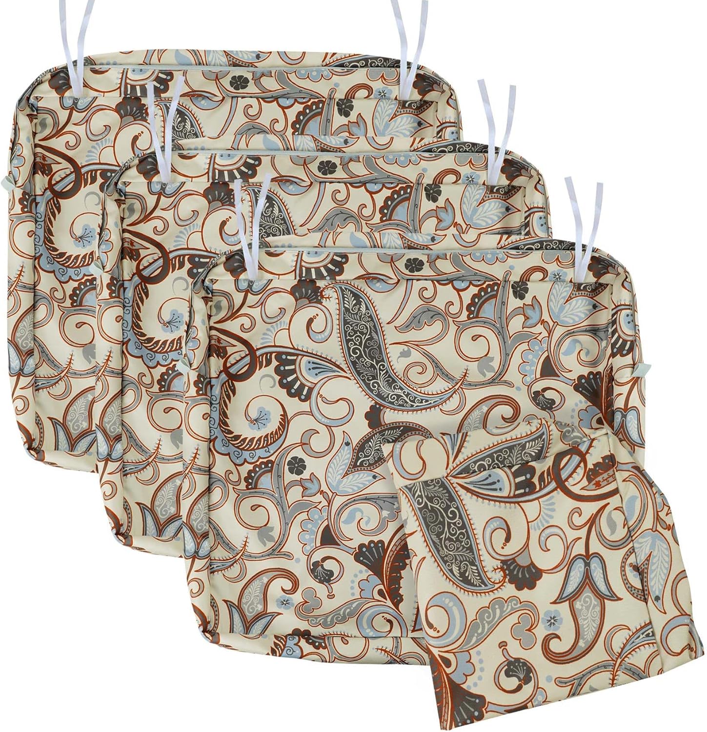 NettyPro Waterproof Outdoor Cushion Covers Set for Patio Chairs