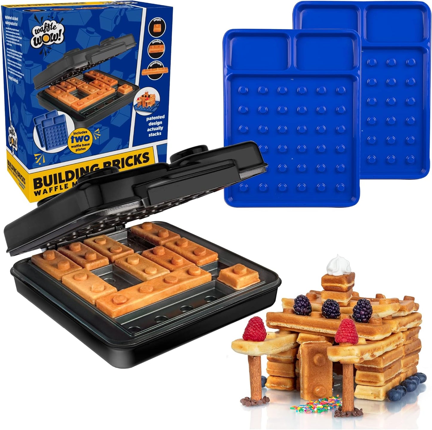 Build & Cook Waffle Maker Set - Create Fun & Stackable Treats! 