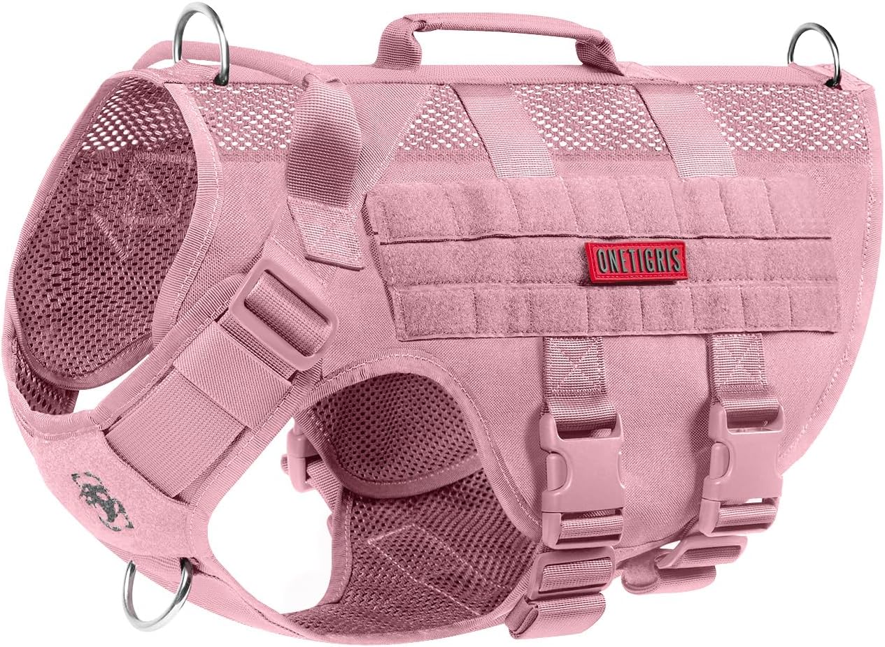 OneTigris Tactical Dog Harness for Small Dogs - No Pull Vest
