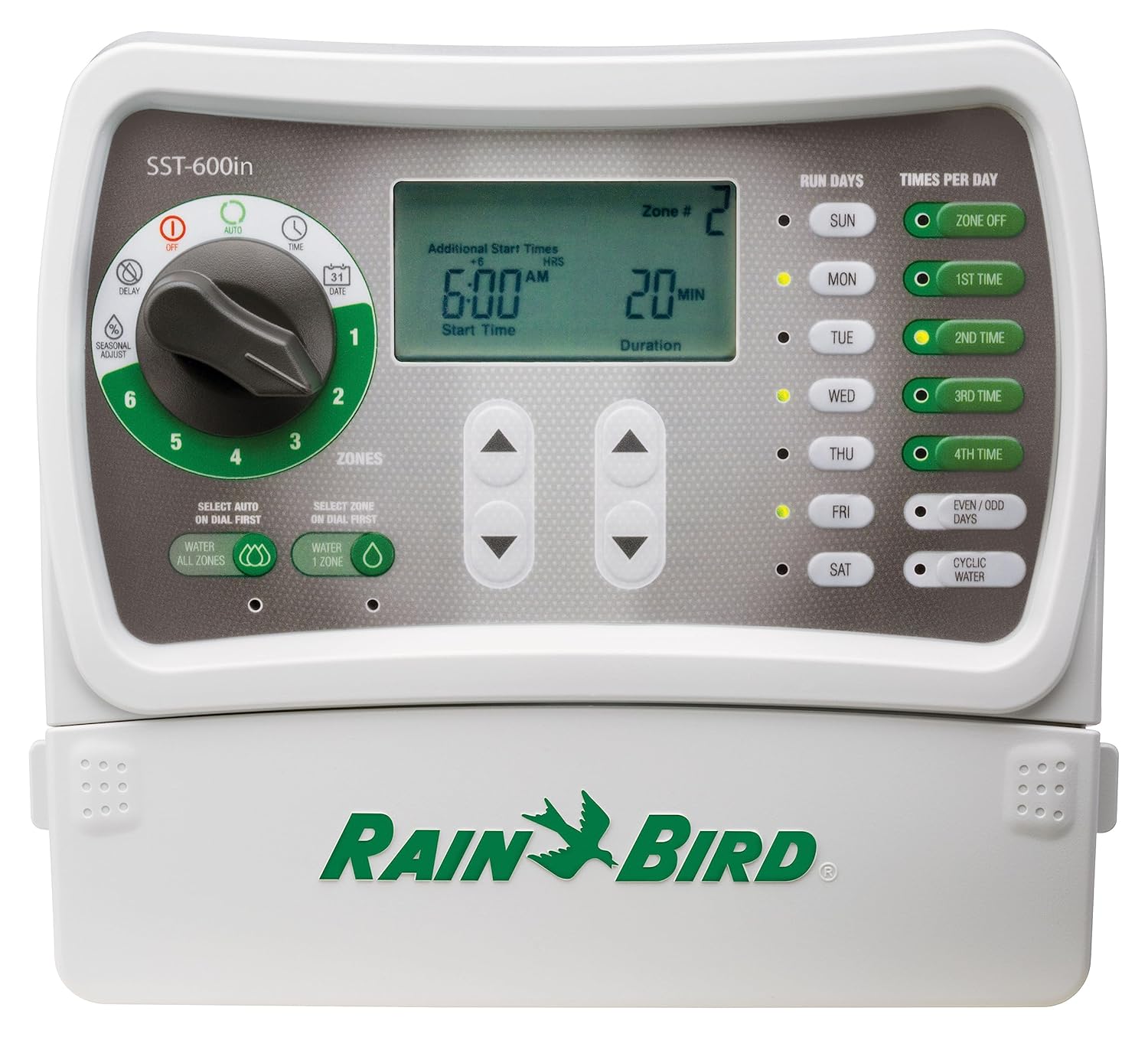 Rain Bird SST600IN Indoor Sprinkler Timer for 6 Zones