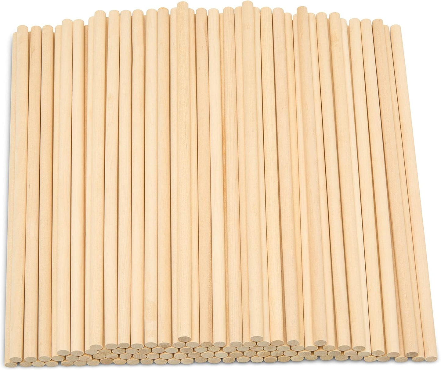 Wooden Dowel Rods 3/8 x 12 Inch for Crafts and DIY Projects