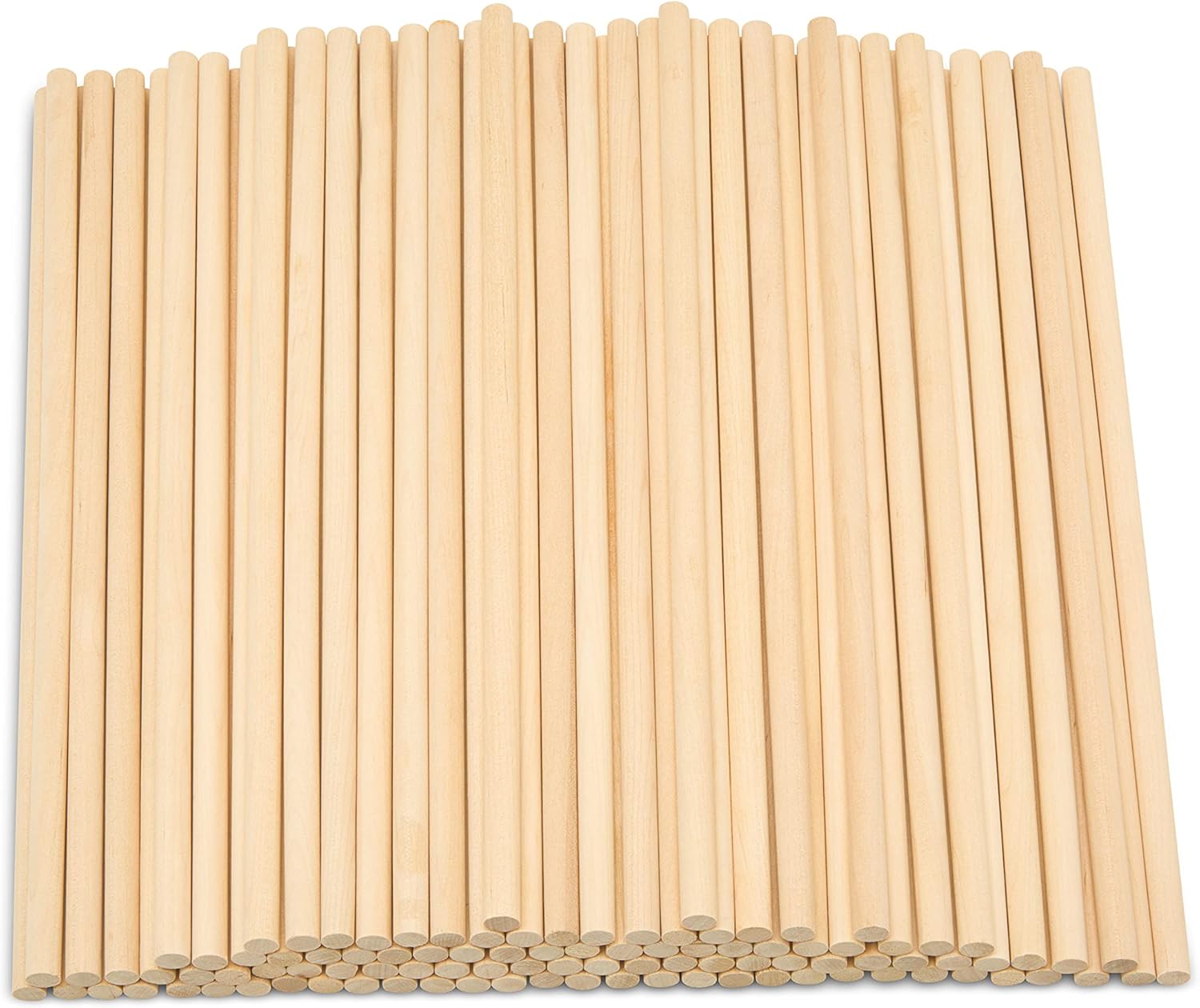 Wooden Dowel Rods 3/8 x 12 Inch for Crafts and DIY Projects