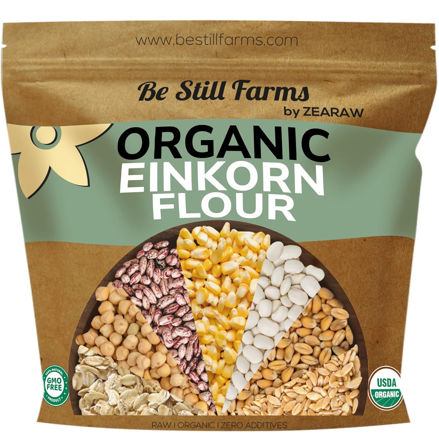 Einkorn Flour Organic 4.8 lb - Ideal Whole Wheat Baking Flour