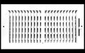 HVAC Premium 16in x 6in 2-Way Steel Supply Diffuser - High Airflow