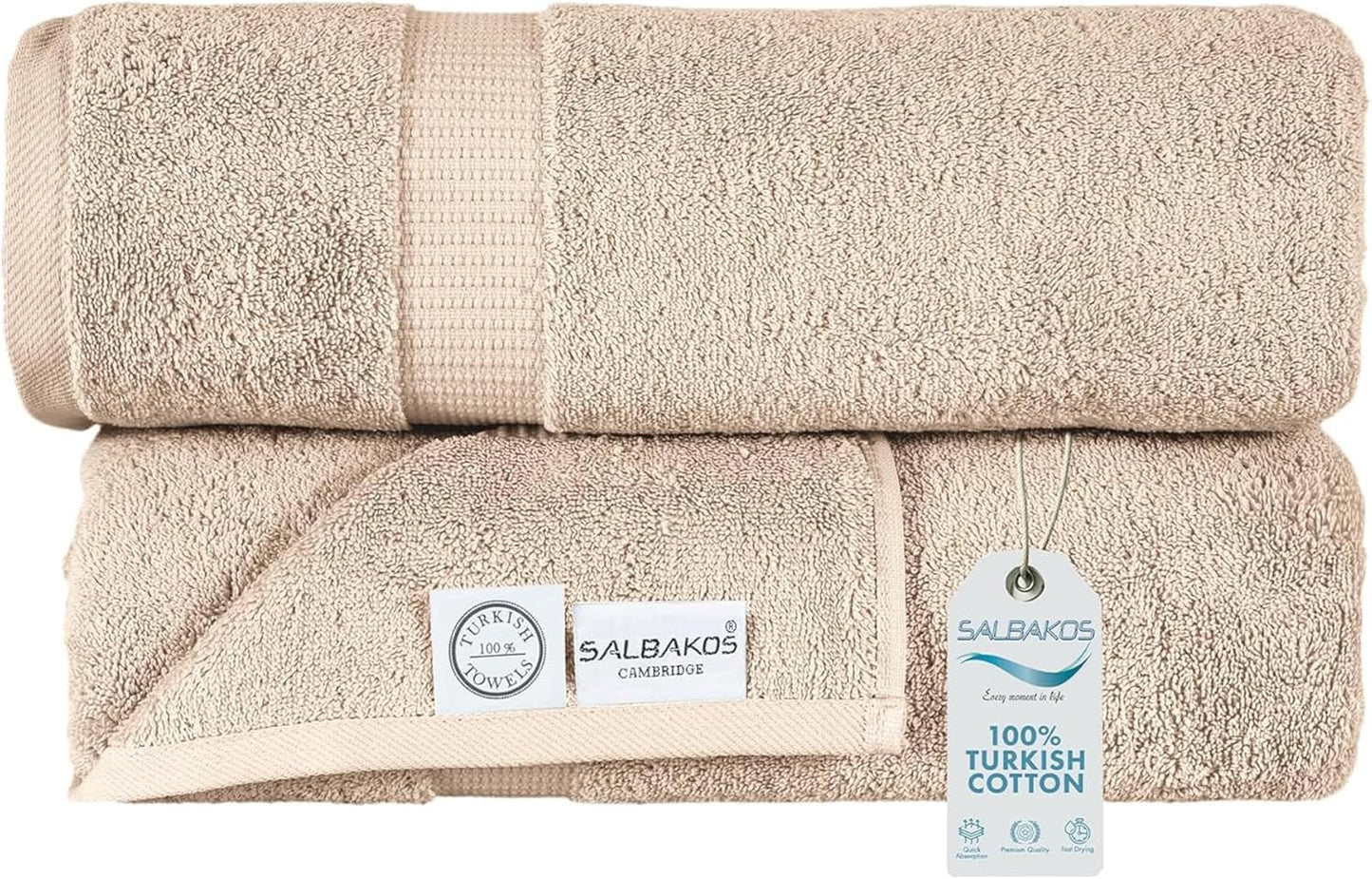 Premium Jumbo Bath Sheet Set - 100% Turkish Cotton Comfort