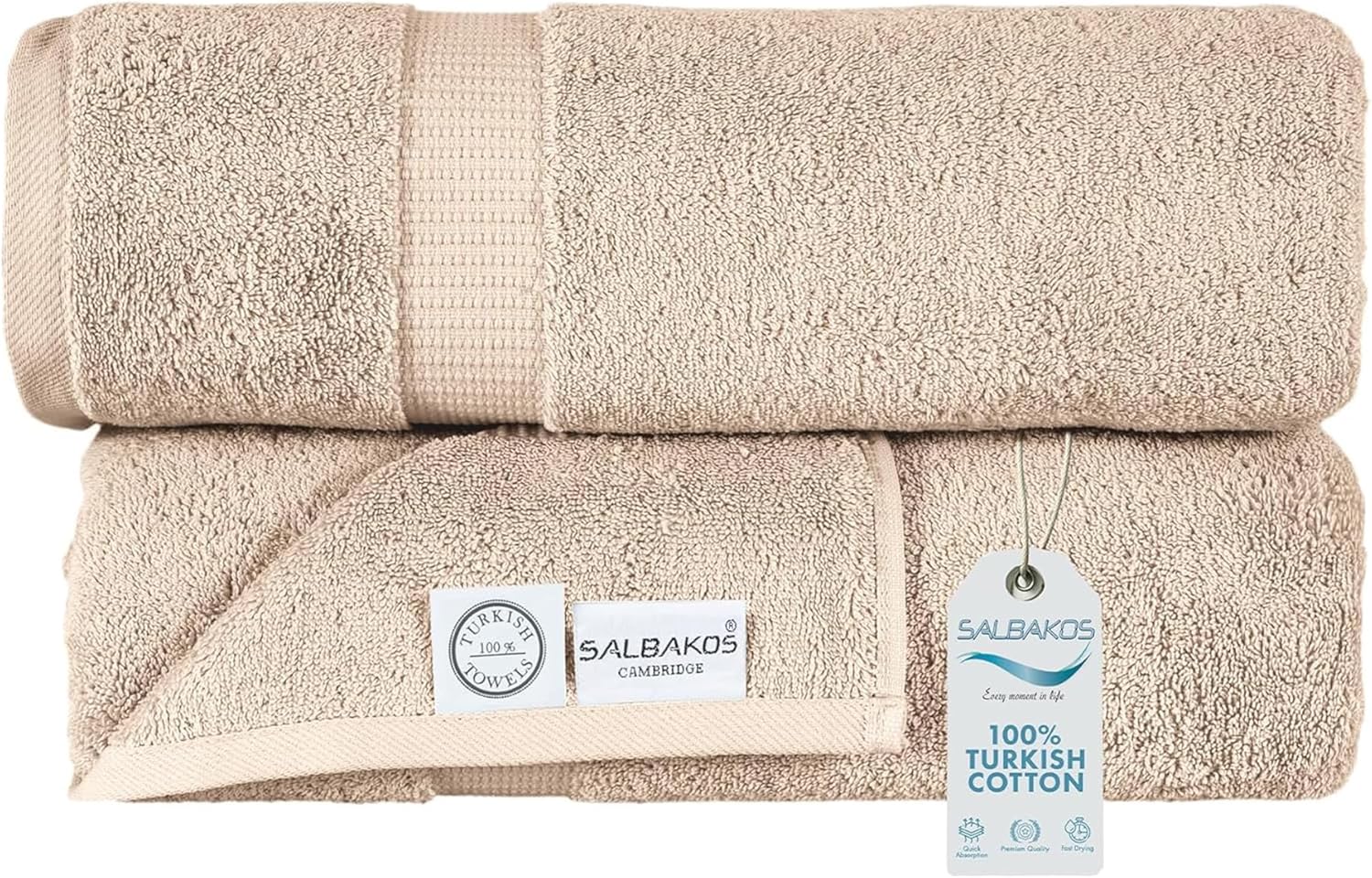 Premium Jumbo Bath Sheet Set - 100% Turkish Cotton Comfort