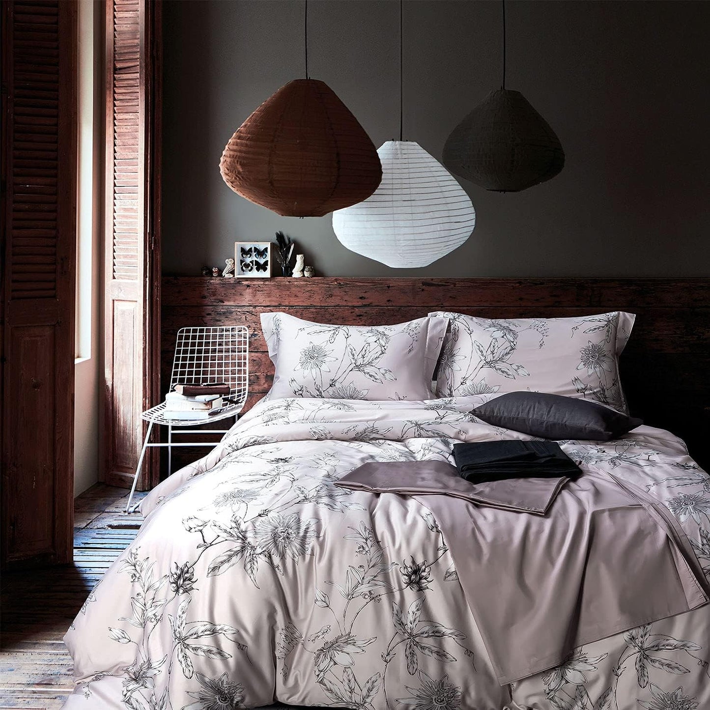 MILDLY 100% Long-Staple Cotton Duvet Cover Set in Light Pink