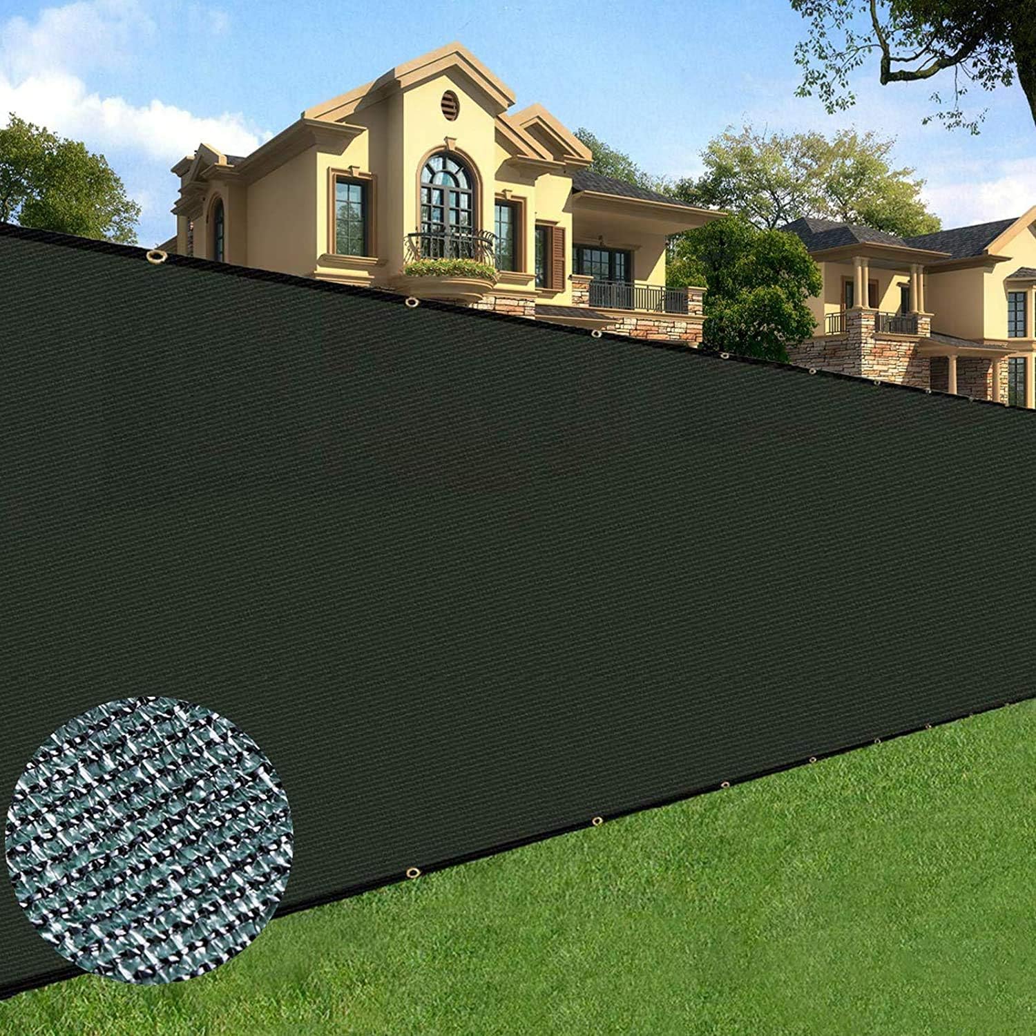 Sunnyglade 5ft x 50ft Privacy Screen Fence for Yard and Garden