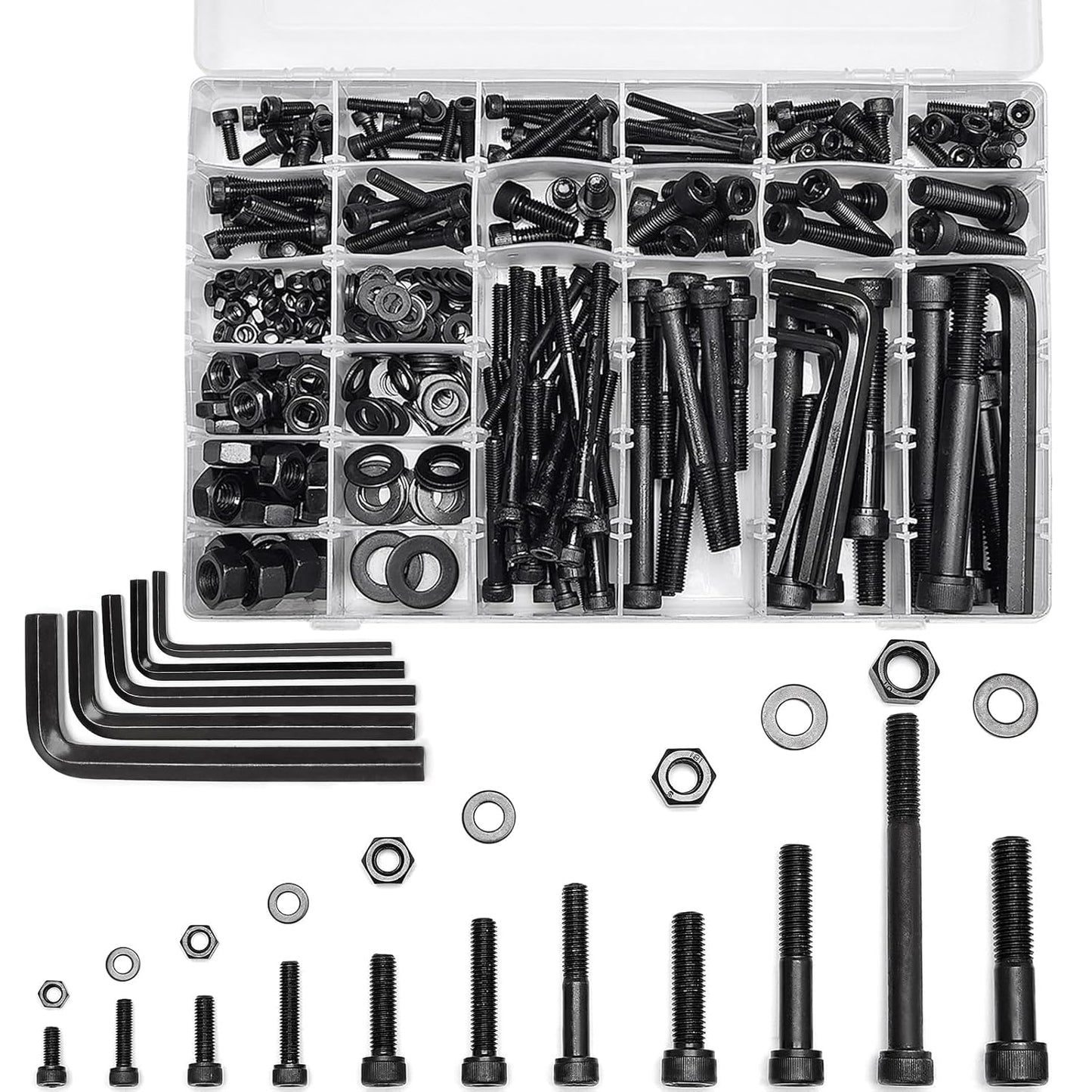 434PCS Metric Bolt Assortment for All Your Repair Needs